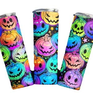 Pumpkin Halloween 20oz Straight Tumbler